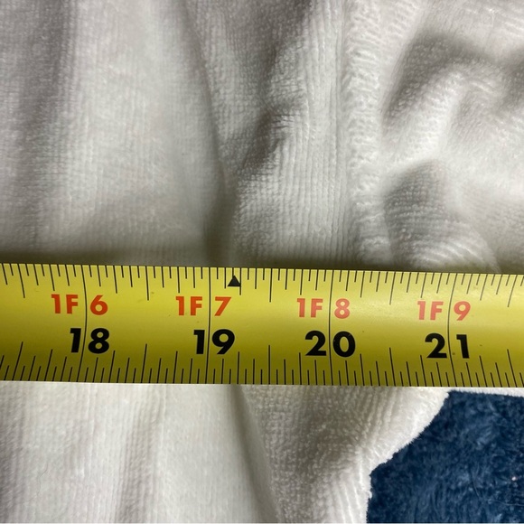 Tommy Hilfiger White Terrycloth Long Bath Robe Housecoat Oversized Belted Unisex - Picture 6 of 7